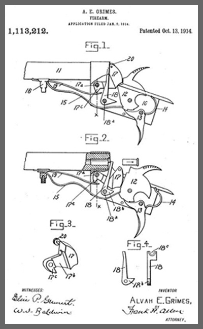 1899 Alvah E Grimes Patent