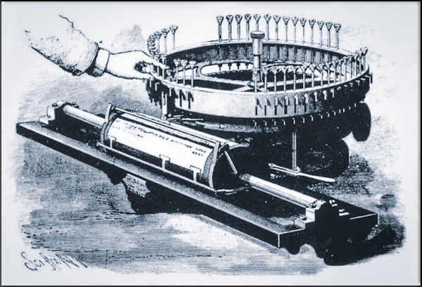 1843 Thurber Patent Printer