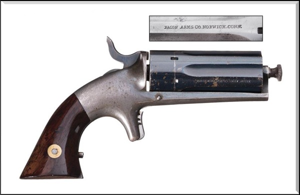 1863 1888 Bacon Arms Co Spur Trigger Revolver