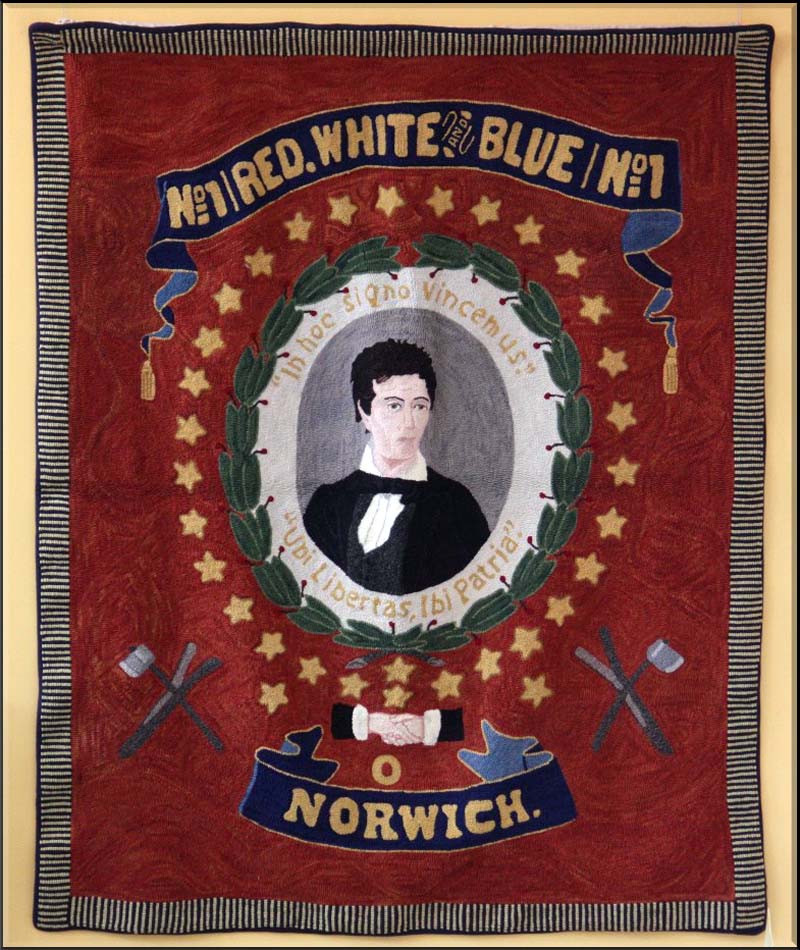 1860 Hooked Lincoln Banner