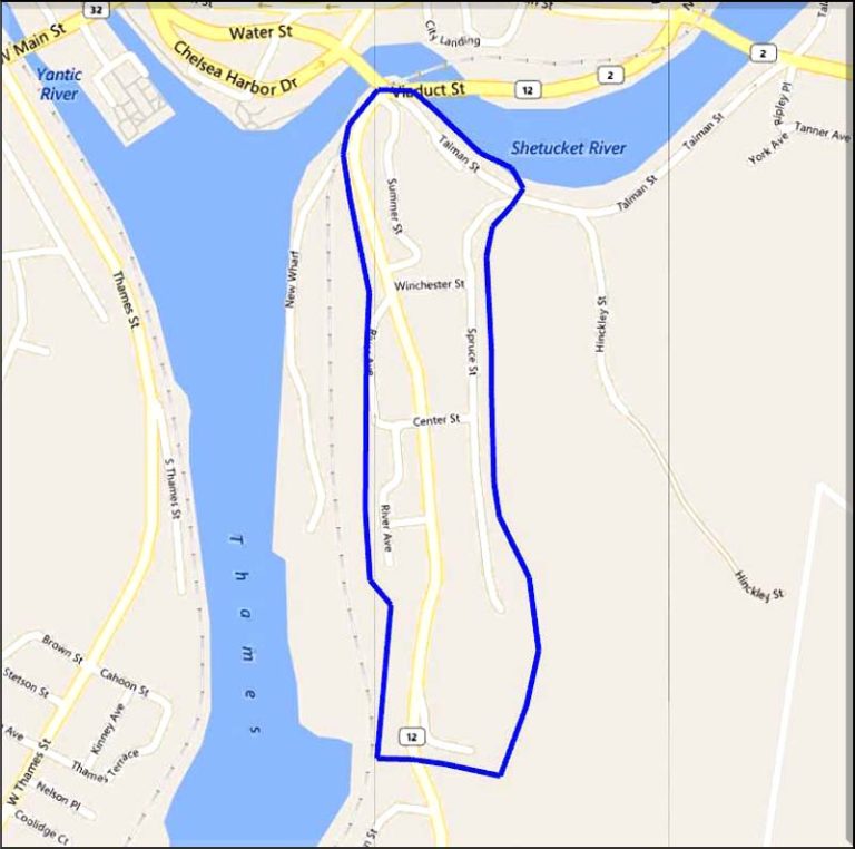 NRHP Laurel Hill Historic District Map 768x762