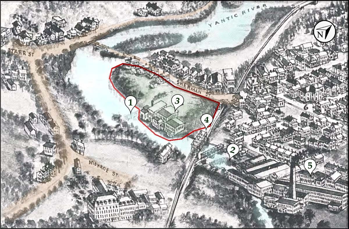 1912 Map Yantic Falls E1596294753710