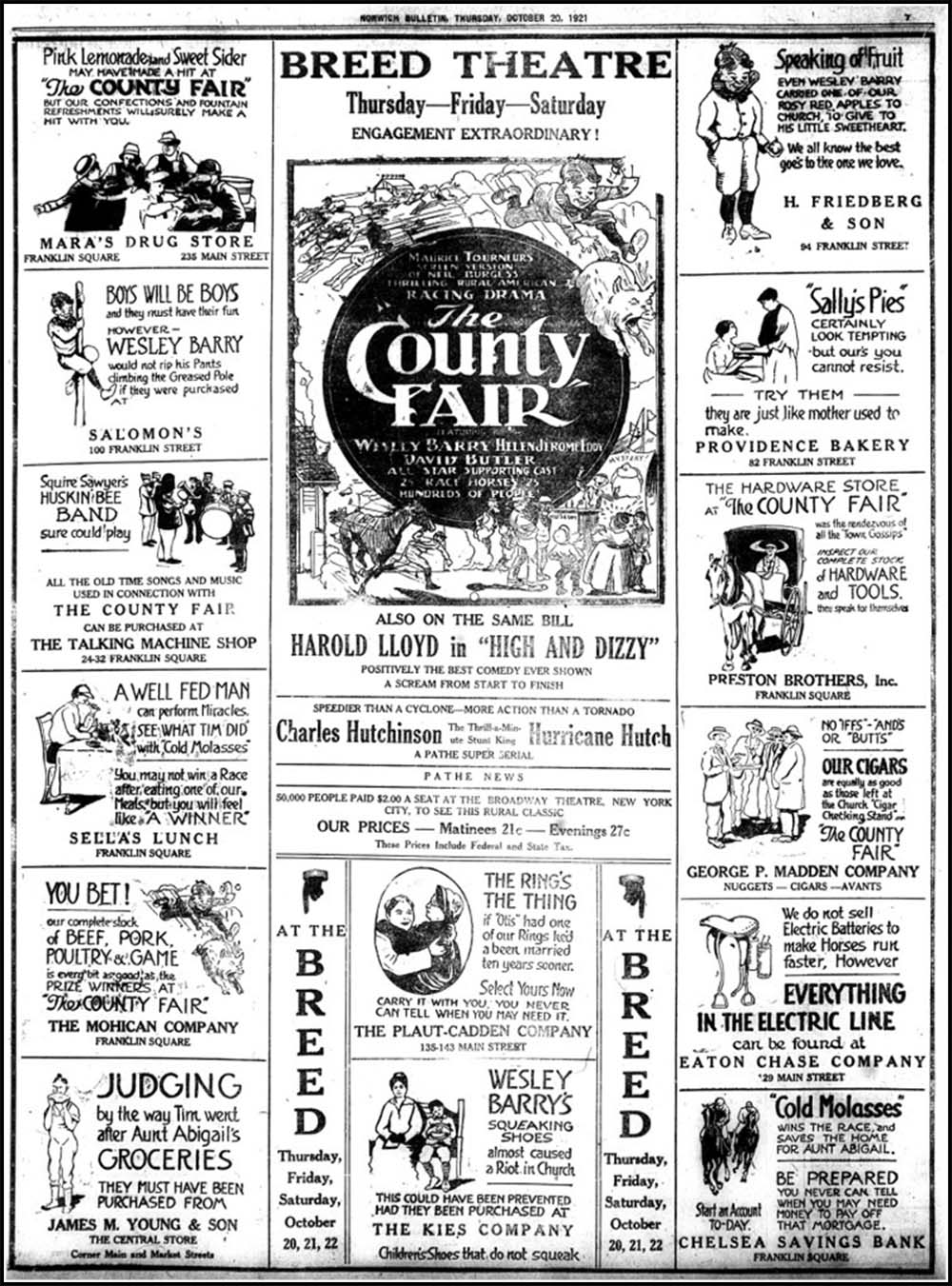 1920 County Fair Ad Full