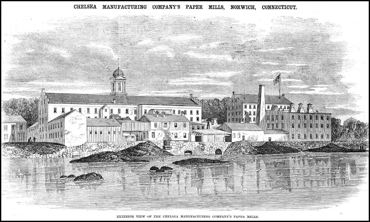 1866 Chelsea Mfg Paper Mill