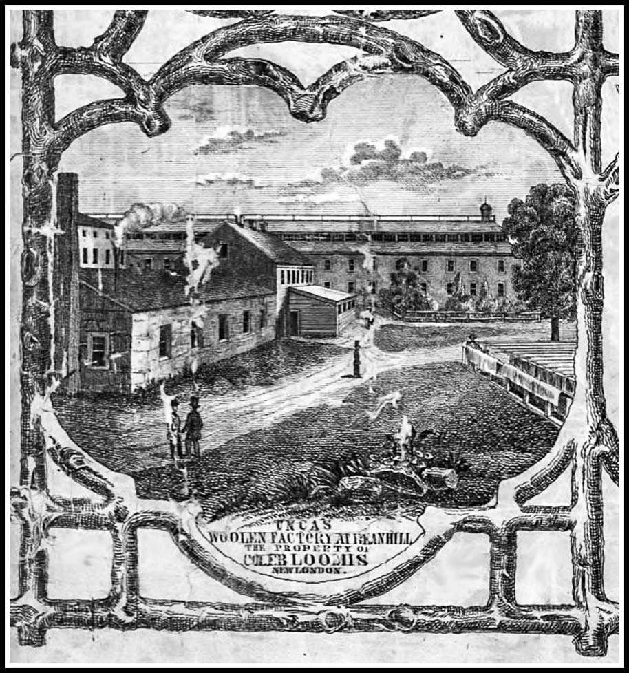 Uncas Woolen Factory 1854