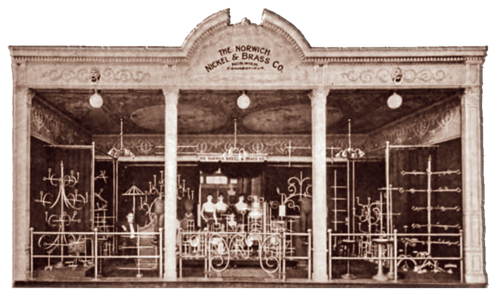 1888 Norwich Brass And Nickel Exhibit