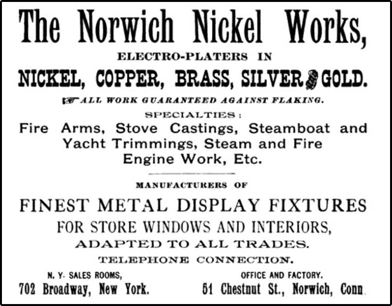 1888 Norwich Nickel Works