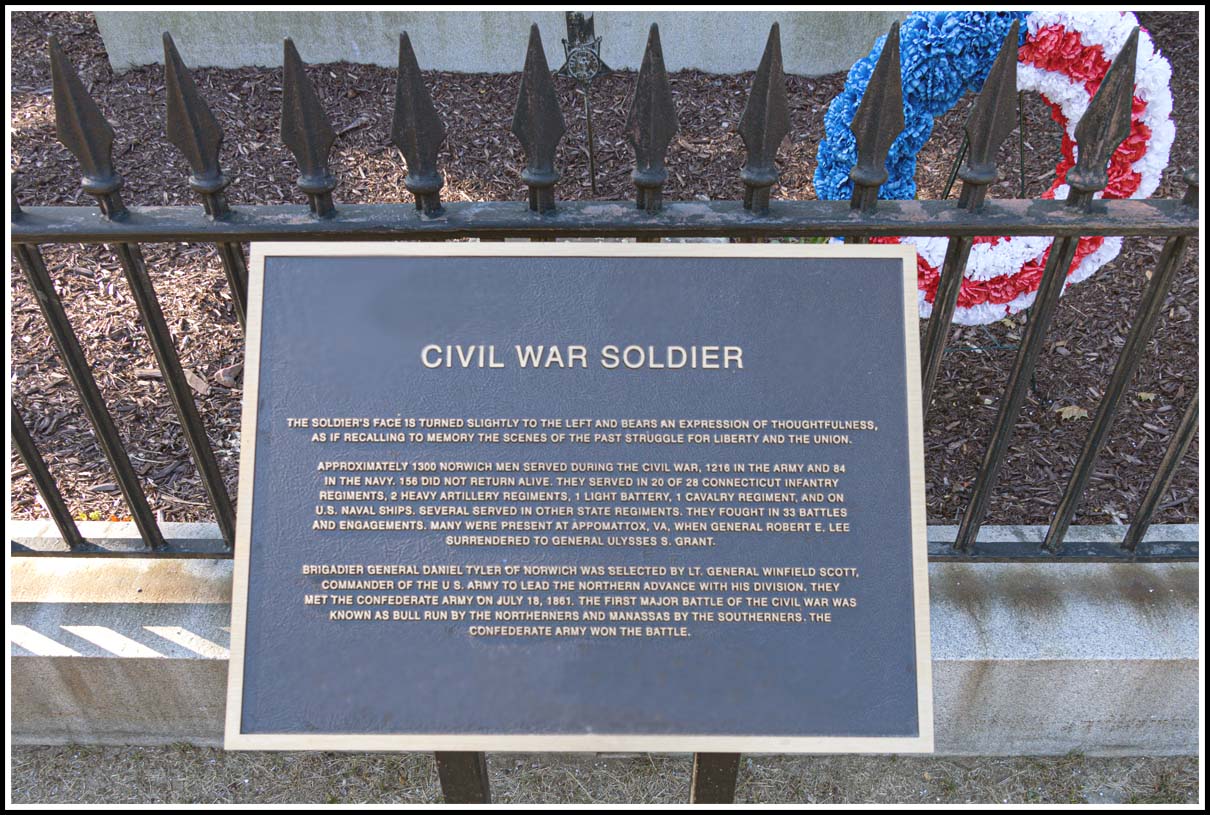 Civil War Soldier Plaque