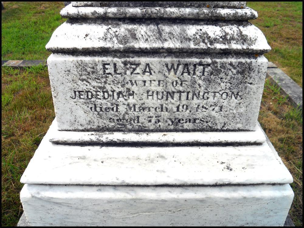Eliza Huntington Headstone