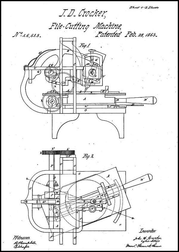 1865 File Cutting Patent Pg1