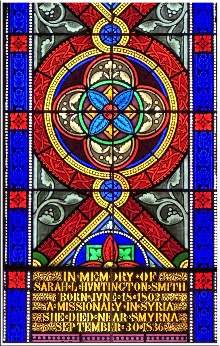 Sarah L Huntington Stained Glass 2