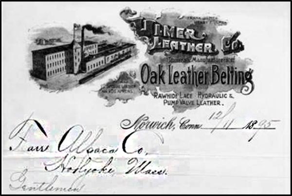 1895 Farr Alpaca Co Letter