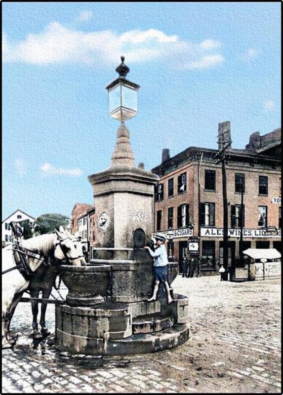 1889 Colorized Horse Trough E1723039564871