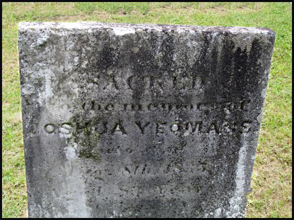 1752 1835 Joshua Yeomans