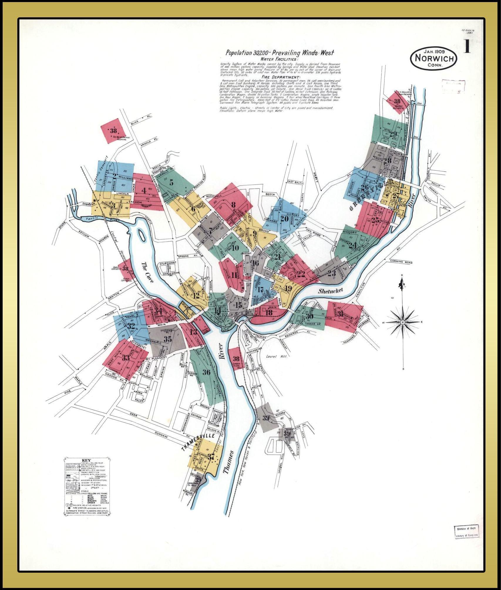 1909 Sanborn Fire Insurance Map