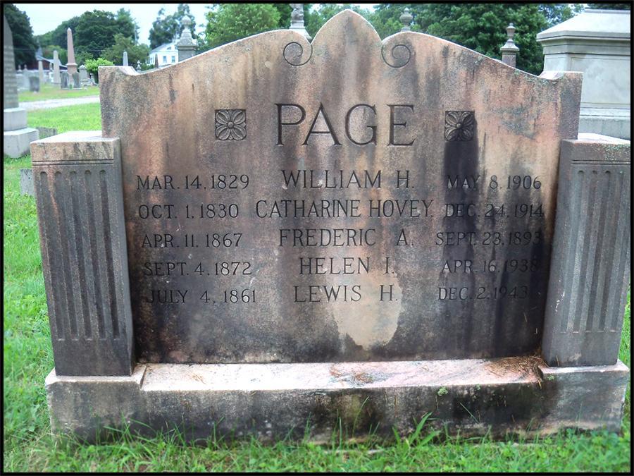 1829 William H Page Grave