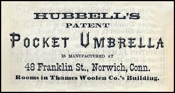 1873 Hubbells Pocket Umbrella