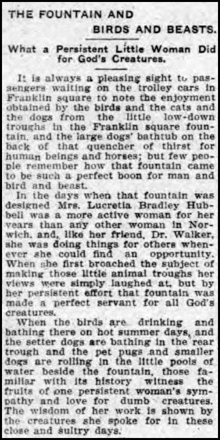 1906 Fountain Birds Beasts