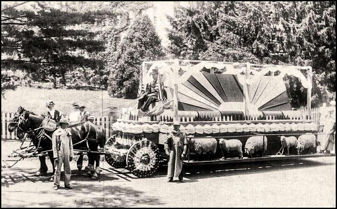 1909 Yantic Woolen Co Float E1644777102771