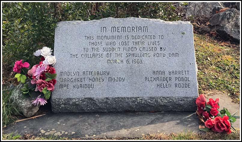 1963 Spaulding Dam Memorial