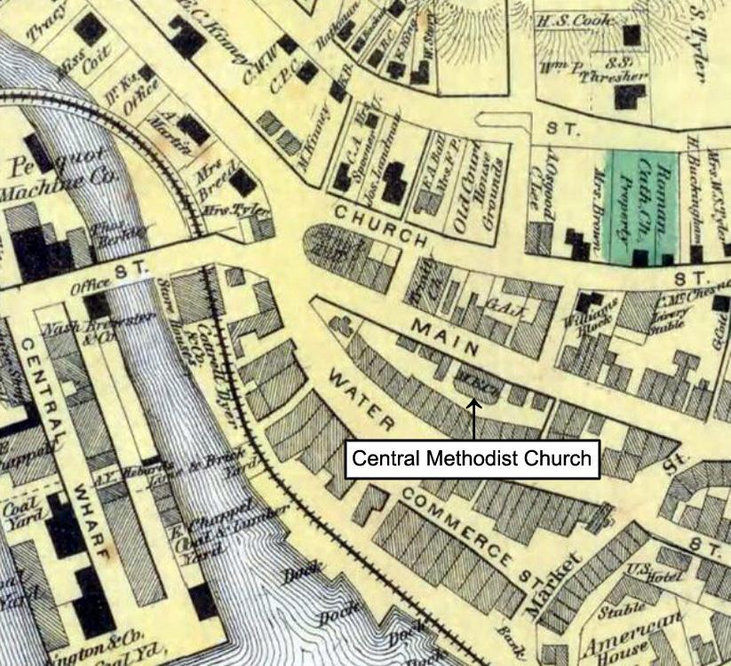 1868 Map Central Methodist