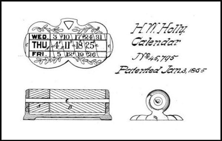 1865 Perpetual Calendar