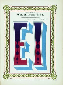 1874 Wood TypeAdvertisement